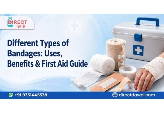 Different Types of Bandages: Uses, Benefits & First Aid Guide